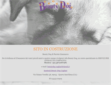 Tablet Screenshot of beautydog-cagliari.com